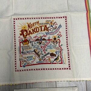 North Dakota Catstudio Dish Towel-Bar Towel-Hand Towel Brand New